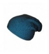 Sebacap Pinstripe 10" Slouch Beanie - Black-aqua - CV128NSI8H9