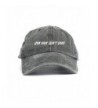 Gym Hair Don't Care Custom Unstructured Dad Hat-Black Denim - CH12NVBRJTF