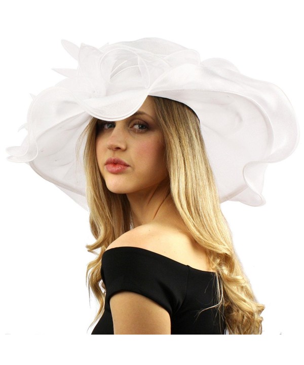 Scala Women's Cotton Big Brim Hat with Inner Drawstring & UPF 50+