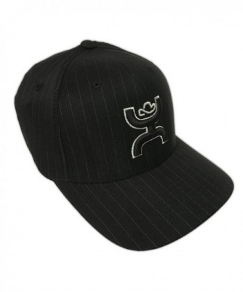 HOOey Brand Hammer Pinstripe Flexfit in Men's Baseball Caps