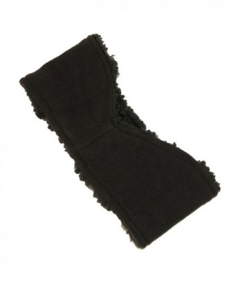 CTM Fleece Sherpa Headband - Brown - CP12NYFVHED