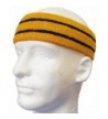 Couver Golden Basketball Headband Stripes