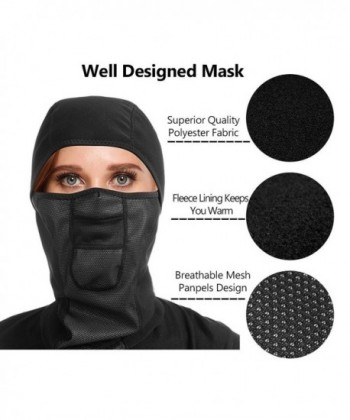 Balaclava Windproof Anti Dust Adjustable Outdoor in Women's Cold Weather Neck Gaiters