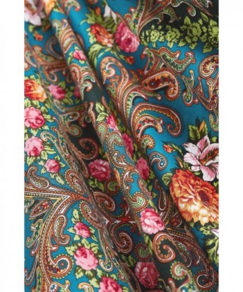 Ladies Floral Tassels Ukrainian Russian in Fashion Scarves