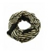 Cejon Women's Color Block Zebra Infinity Loop Scarf - Black - CA126VJLYDR