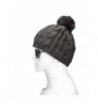 Nine City Knitted Beanie Pom in Women's Skullies & Beanies