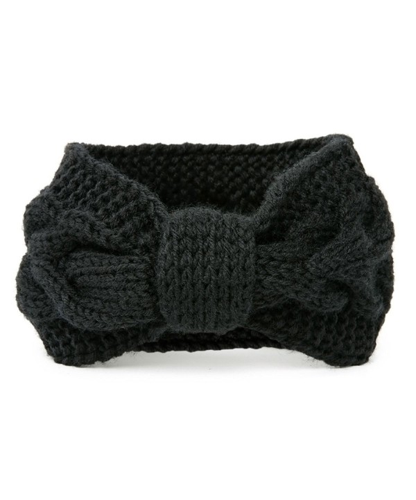 Women's Chunky Cable Knitted Turban Headband Ear Warmer Head Wrap 1 ...