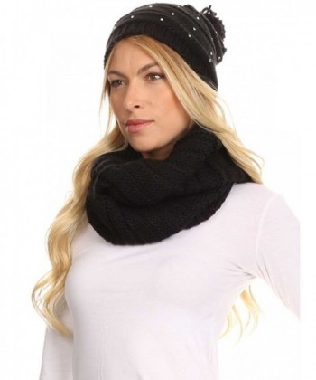 Sakkas 16141 Sayla Rhinestone Beanie in Cold Weather Scarves & Wraps