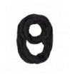 Premium Winter Glitter Knit Infinity Loop Circle Scarf - Different Colors - Black - CQ11PI866PJ