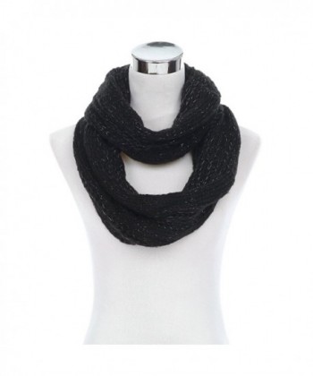 Premium Winter Glitter Infinity Circle in Cold Weather Scarves & Wraps