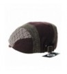 WITHMOONS Knitted Vertical Stripes Houndtooth in Men's Newsboy Caps