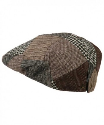 Mens Wool Blend Patchwork Ivy