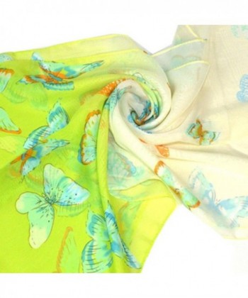 DZT1968%C2%AESpring Printed Butterfly Chiffon Pashmina in Wraps & Pashminas