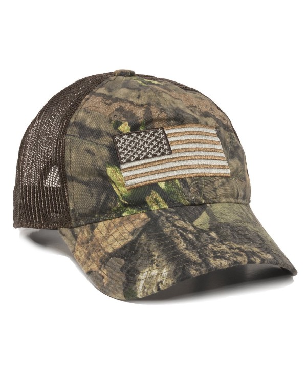 Men's Camouflage Americana Cap- One Size Mossy Oak Break-up Country ...