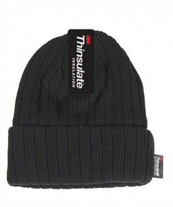 BN2388 Winter Hats 40 Gram Insulated Cuffed Winter Hat (Black) CT12O4NR1LC