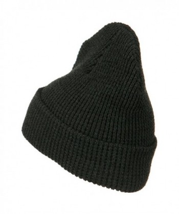 Stretch Waffle Stitch Cuff Beanie