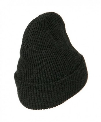 Stretch Waffle Stitch Cuff Beanie in Men's Skullies & Beanies