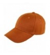 Classic Premium Baseball Cap Adjustable Plain Velcro Hat Unisex - Texas Orange - C0185Z4D2I2