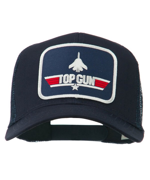 Navy Top Gun Military Patched Mesh Cap Navy C711Q3SP0A9