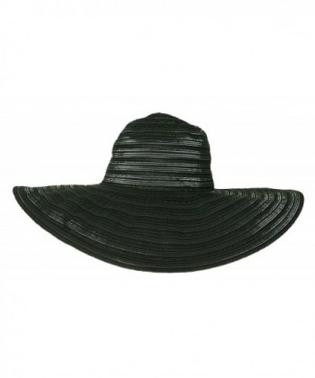 AUGUST HATS BLACK ROUND BASIC in Women's Sun Hats