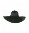 AUGUST HATS BLACK ROUND BASIC in Women's Sun Hats