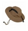 Funky Junque's Unisex Outdoor Boonie Brim Vented Sun Hat w/Neck Flap Option - Olive - CX17YI76DZC