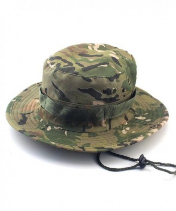 Unisex Sun Hat Wide Brim Camouflage boonie Caps Outdoor Sun Protection ...