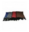 Women Winter Fashion Scarves Muffler With Tassles SF101 - Red - C711BBZ70NZ