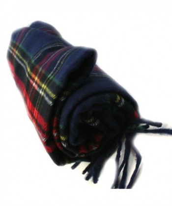 Women's Winter Scottish Clan Plaid Oversized Cashmere Feel Blanket ...