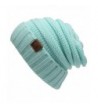 AIJIAO Winter Hats Women Cap Crochet Knit Thermal Slouchy Beanie Hat - Light Blue - CG12N7YZ3QJ