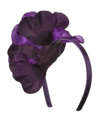 Inch Flower Satin Covered Headband