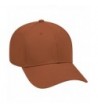 Otto 6 Panel Low Profile Superior Cotton Twill Cap - TX. Orange - C712IVBEGJH