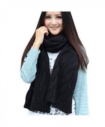 HUAYI Womens Knitting Knitted Lovers in Cold Weather Scarves & Wraps