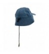 MG Washed Cotton Flap Hat Navy in Men's Sun Hats